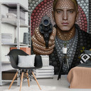 Fotobehang Ben Heine - Circlism: Eminem