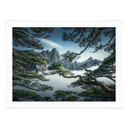 Plakat Las sosnowy w górach Huang Shan - NingYun Ye