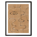 Plakat The Miuus Studio - Abstrakcyjna twarz