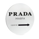 Wandcirkel Alu-Dibond Prada Marfa