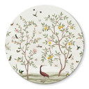 Tableau sur verre rond Sir Edward - Chinoiserie au citronnier