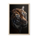 Stampa su legno Sguardo Maestoso della Tigre - Krygowski