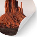 Naklejka na ścianę formacji skalnej w Monument Valley - Hugonnard - Round