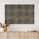 Billede Mandala Boho antik guld - Bloomery Decor – print på aluminium (Alu-Dibond)