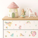 Wallsticker Klistermærker med enhjørninger til børn