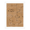 Plakat The Miuus Studio - Abstrakcyjna twarz