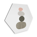 Hexagon - Alu-Dibond Nouveauprints - Sten 1