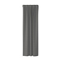 Homing Fertigschal mit verdeckten Schlaufen Oskar anthrazit -  2,45 x 1,4 m