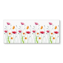 Køkken backsplash Disher - Colourful Poppies