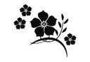 Sticker mural - Judas fleurs de jade