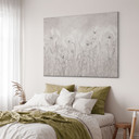 Canvas schilderij wilde bloemenweide met vlinders in Scandinavisch design - Ms Tiff