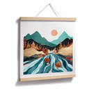 Plakat Mountain Land River - SpaceFrog Designs
