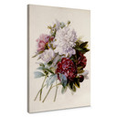 Canvas Redouté - Boeket Pioenen