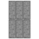 Rozdzielacz pokoju, parawan, wiszący ekran prywatności Geometryczne Próbki - rozszerzalne diamenty