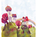Fototapet Blanz - The Village Church