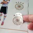 DFB Sticker Spieler WM 2026, Wandtattoo Bogen 01