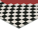 Glasbillede - Optisk illusion: hjerte i pixel-stil - Kerr-Dineen