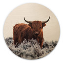 Obraz drewniany van den Helm - Highlander - Round