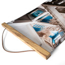 Obraz tkaniny Imponujące schody ze starym urokiem - Robroek