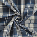 Homing Vorhang mit verdeckten Schlaufen Aiko blau -  2.45 x 1.4 m