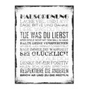 Poster Hausordnung