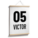 Poster personnalisable numéro de dossard