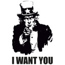 Wallsticker -  Uncle Sam