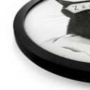 Poster rond Chat noir avec masque de nuit - Korenkova