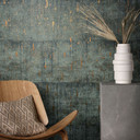 Papier peint texturé intissé anthracite Natural Opulence