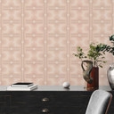 Papier peint intissé vintage crème beige - Papier peint à motifs graphiques rétro