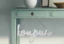 Litery ozdobne 3D Bonjour