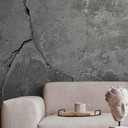 Fototapet med betonglook ConcreteLook grå svart - non-woven Fototapet Designwalls 2 - 2,55 x 3,5 m