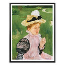 Plakat - Cassatt - Portret dziewczynki
