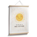 Kinder-Poster 'Ich bin gut so wie ich bin' mit Sonne