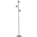 Stehleuchte Bruno, schwarz, 162 x 28 cm, Metall Stehlampe, dimmbar