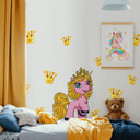 Wallsticker Filly Unicorn Party Samba