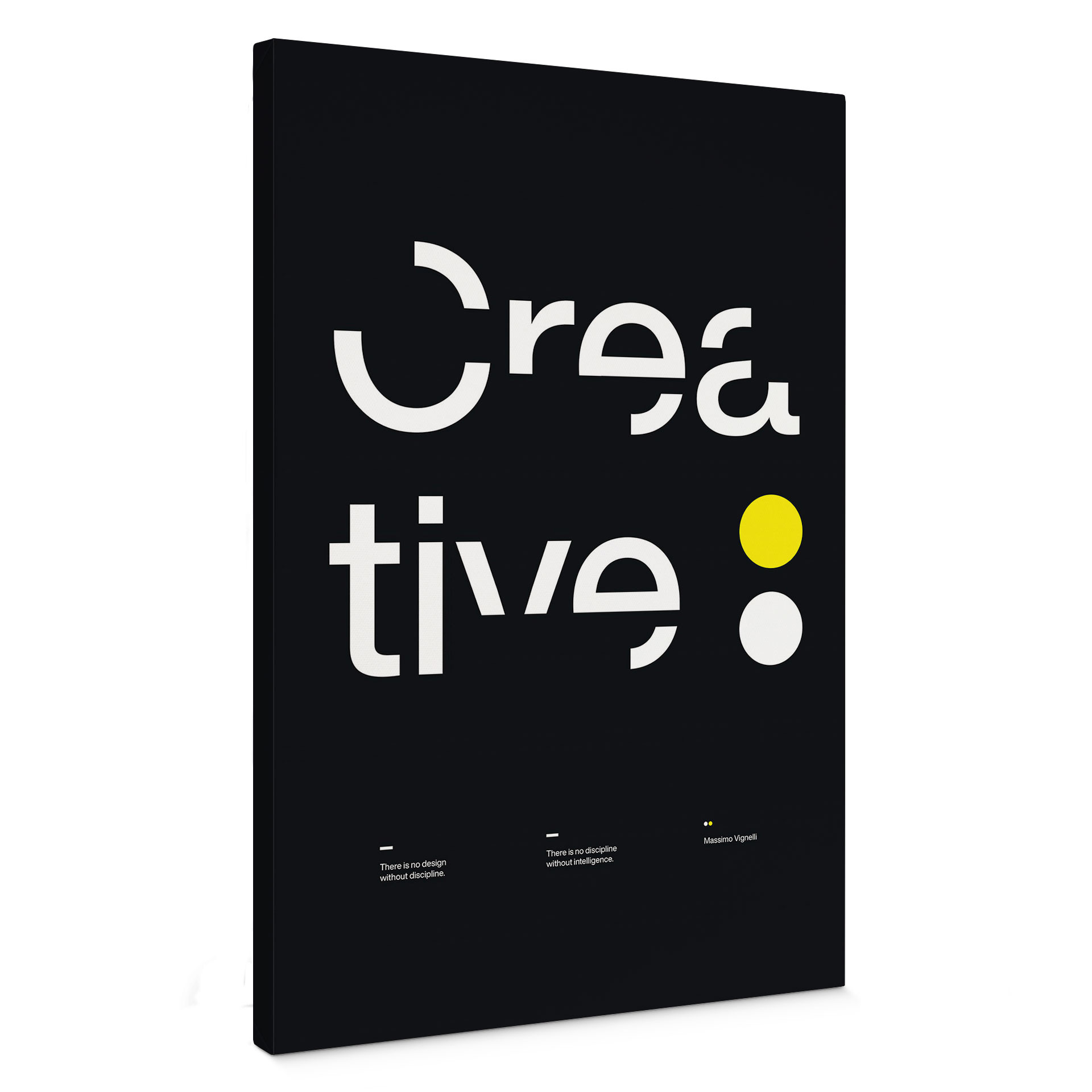 Tableau sur toile Design Typographique Créatif - Sub88 Studio