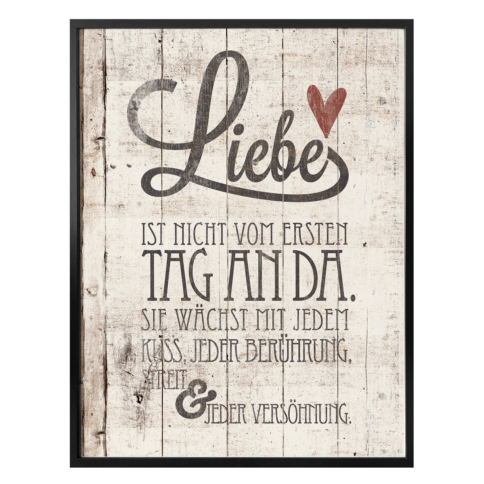 Poster Liebe ist nicht vom ersten Tag an da