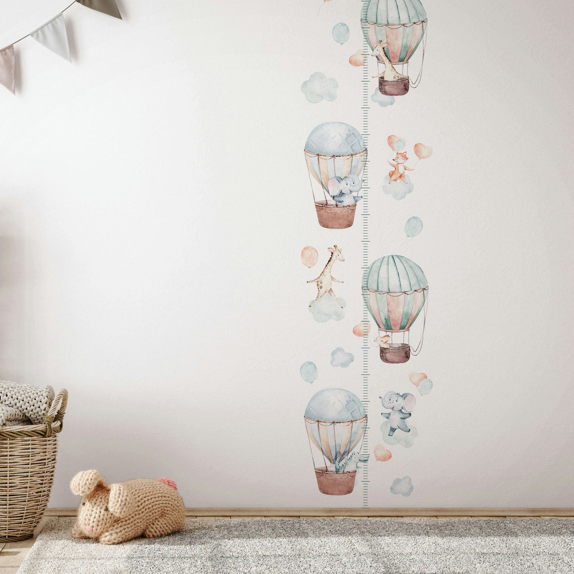 Zelfklevend behang kindermotief meetlint Kleeffolie Pellicole per mobili