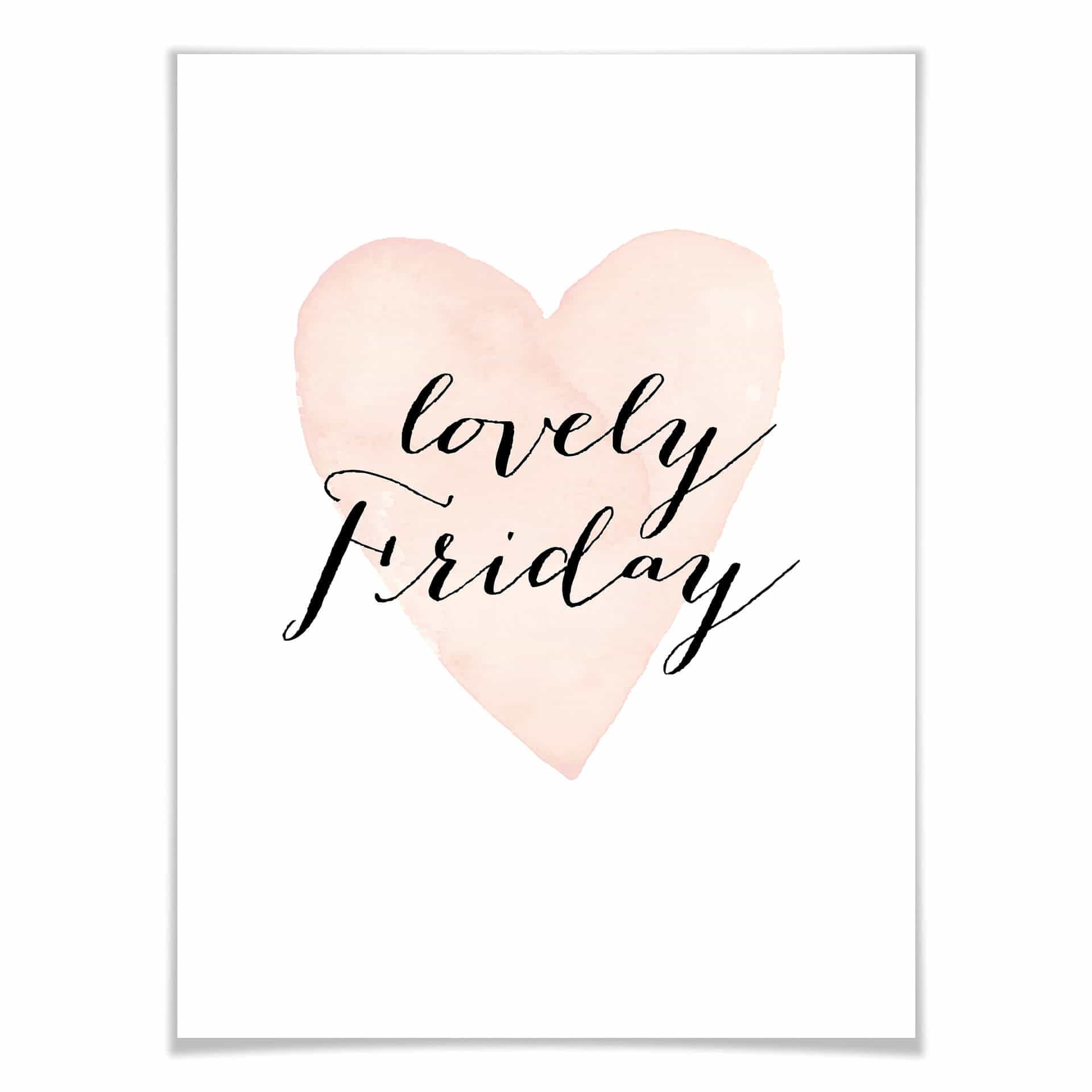 Plakat premium Confetti & Cream - Lovely Friday