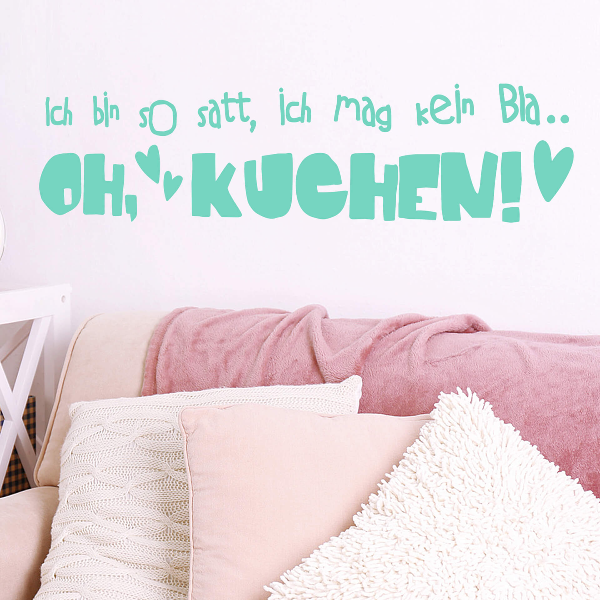Wandtattoo Ich bin so satt...