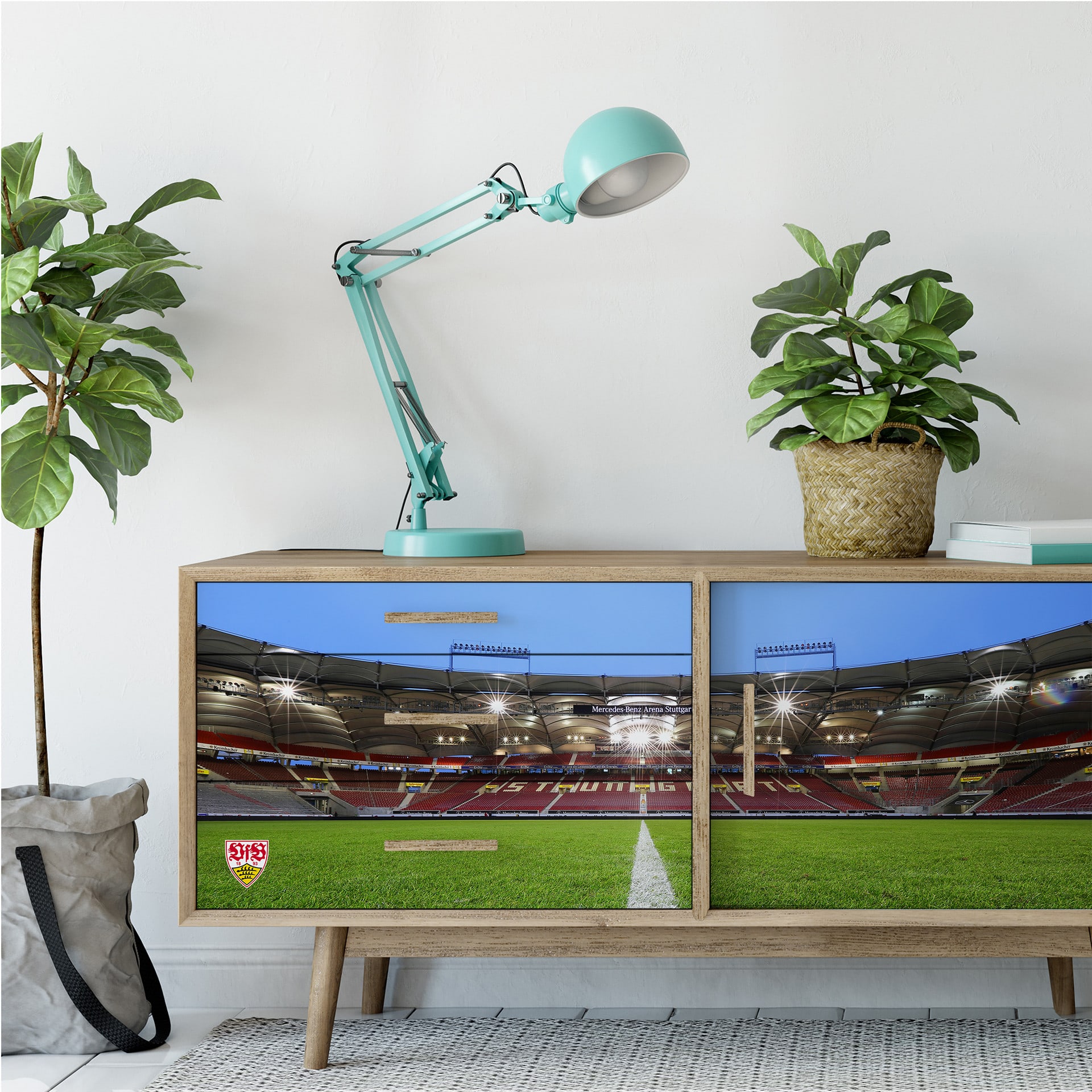 Wallprint W - VfB Stuttgart Arena Tribüne - Panorama