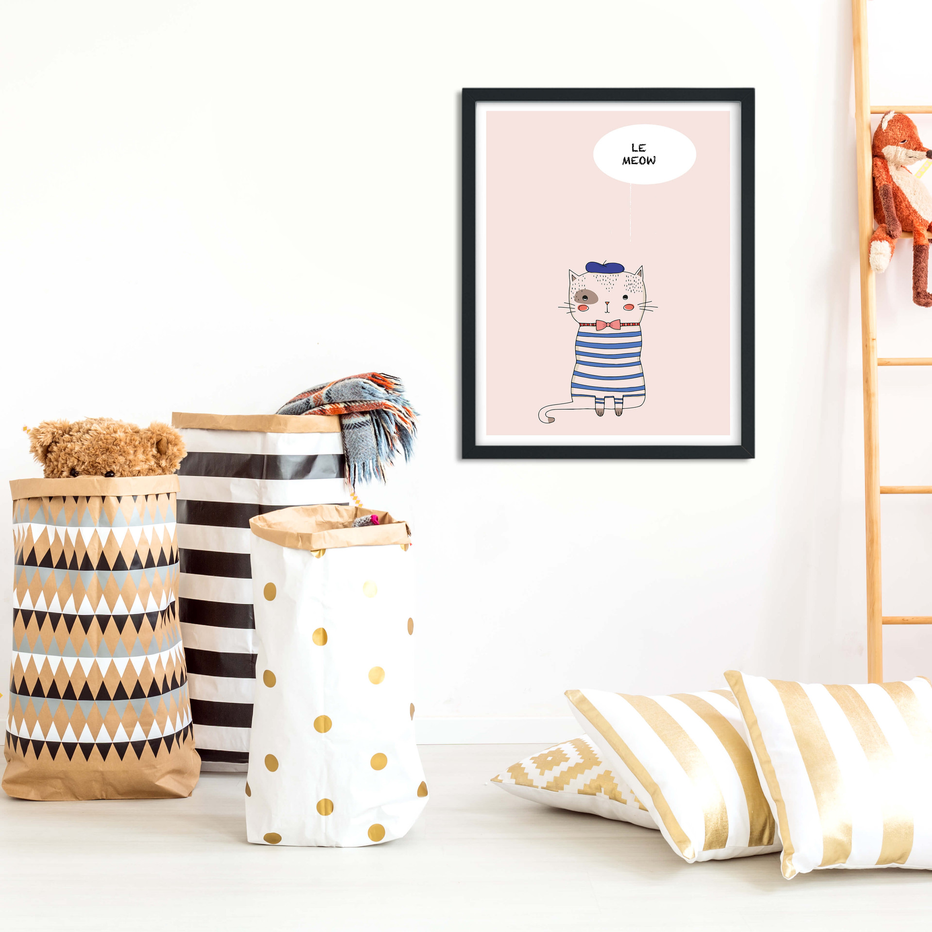 Plakat Kubistika - Le Meow