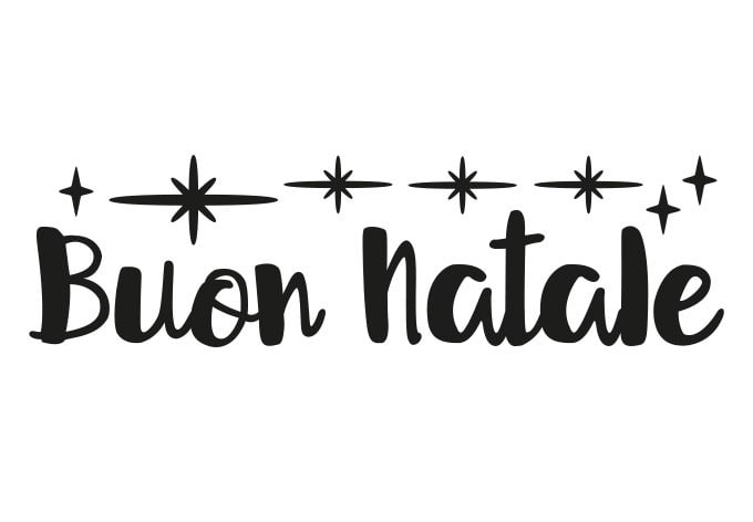 Wallsticker - Buon Natale