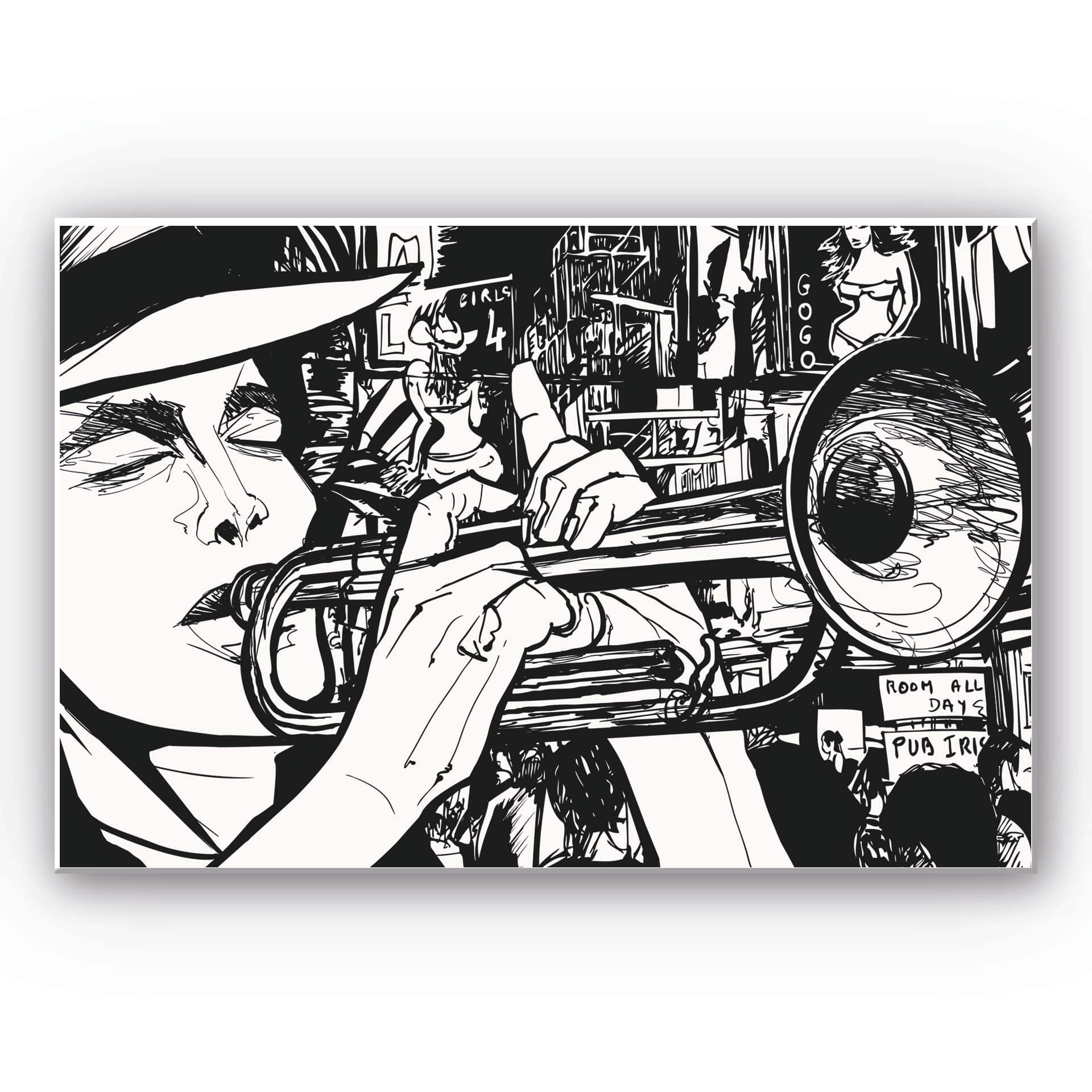 Tableau Forex - Sound of a Street Musician
