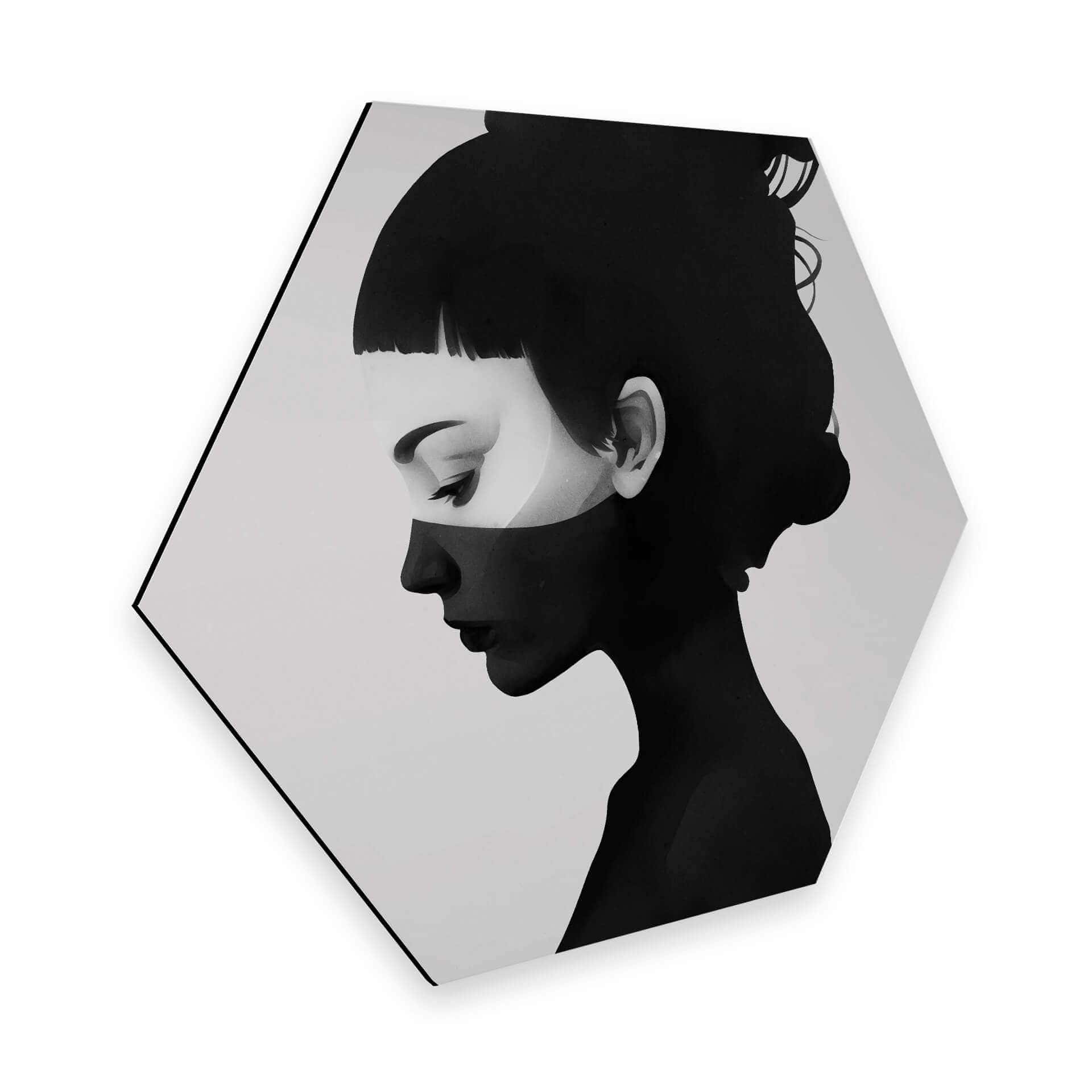 Hexagon Dibond Ireland - I am not here