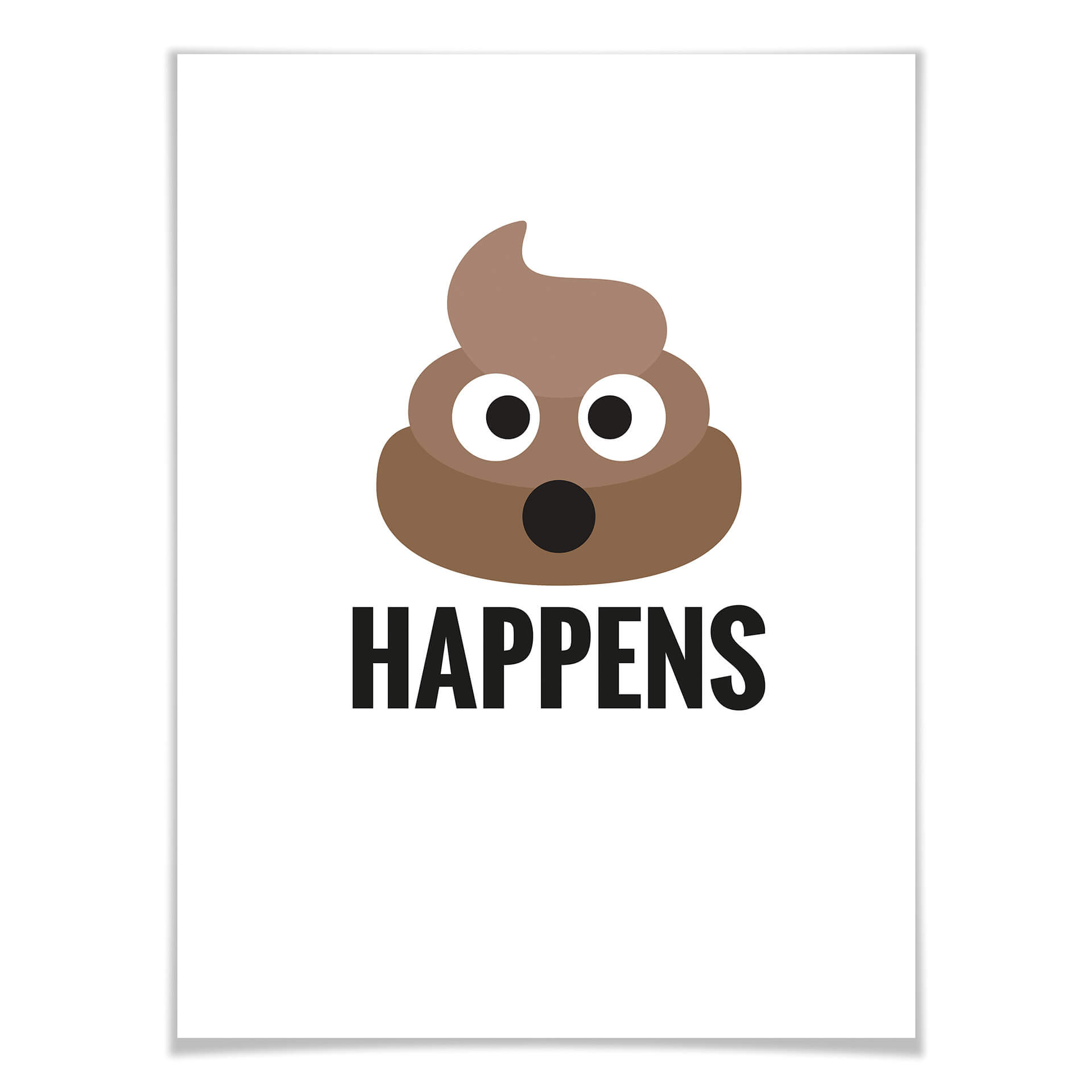 Poster - Emojione - Shit happens