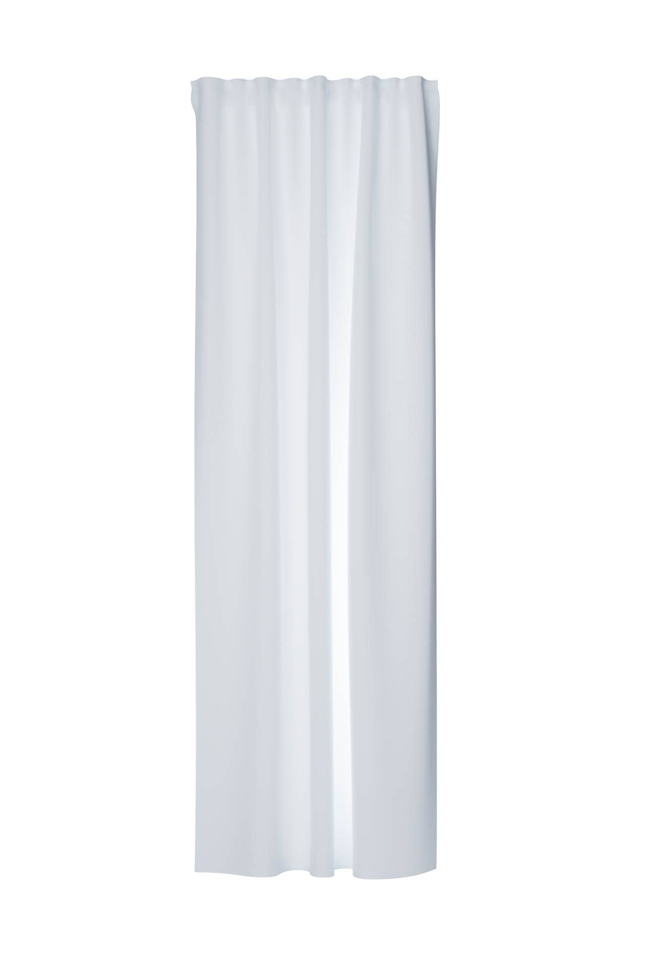 Homing Vorhang mit verdeckten Schlaufen Galdin weiß -  2,45x1,40 m