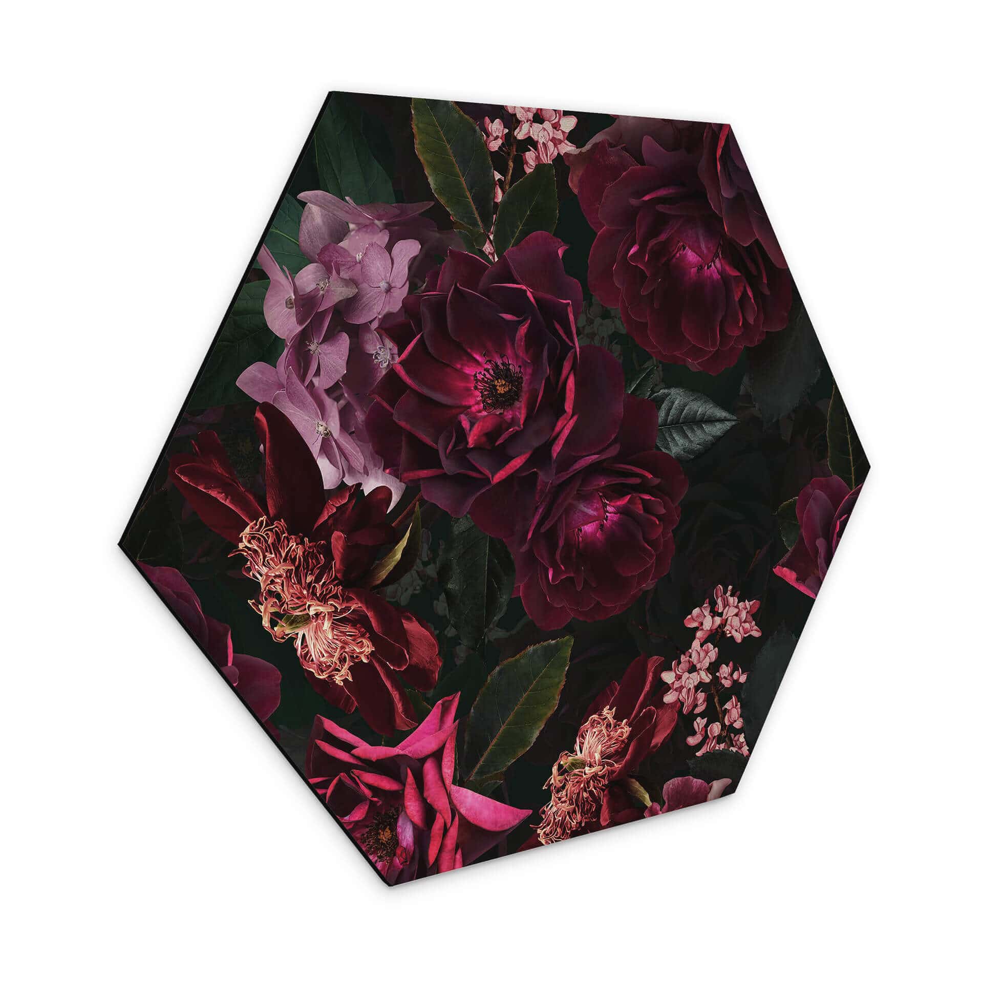 Hexagone - Alu-Dibond UN Designs - Fleur de Paris