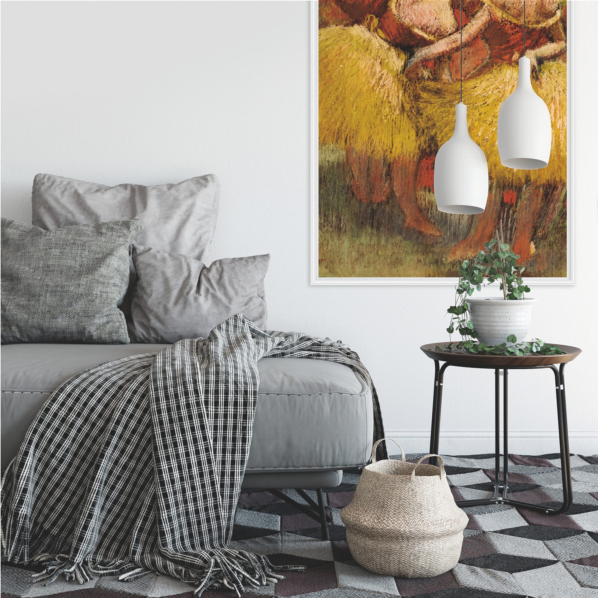 Wallprint Degas - Drei Tänzerinnen
